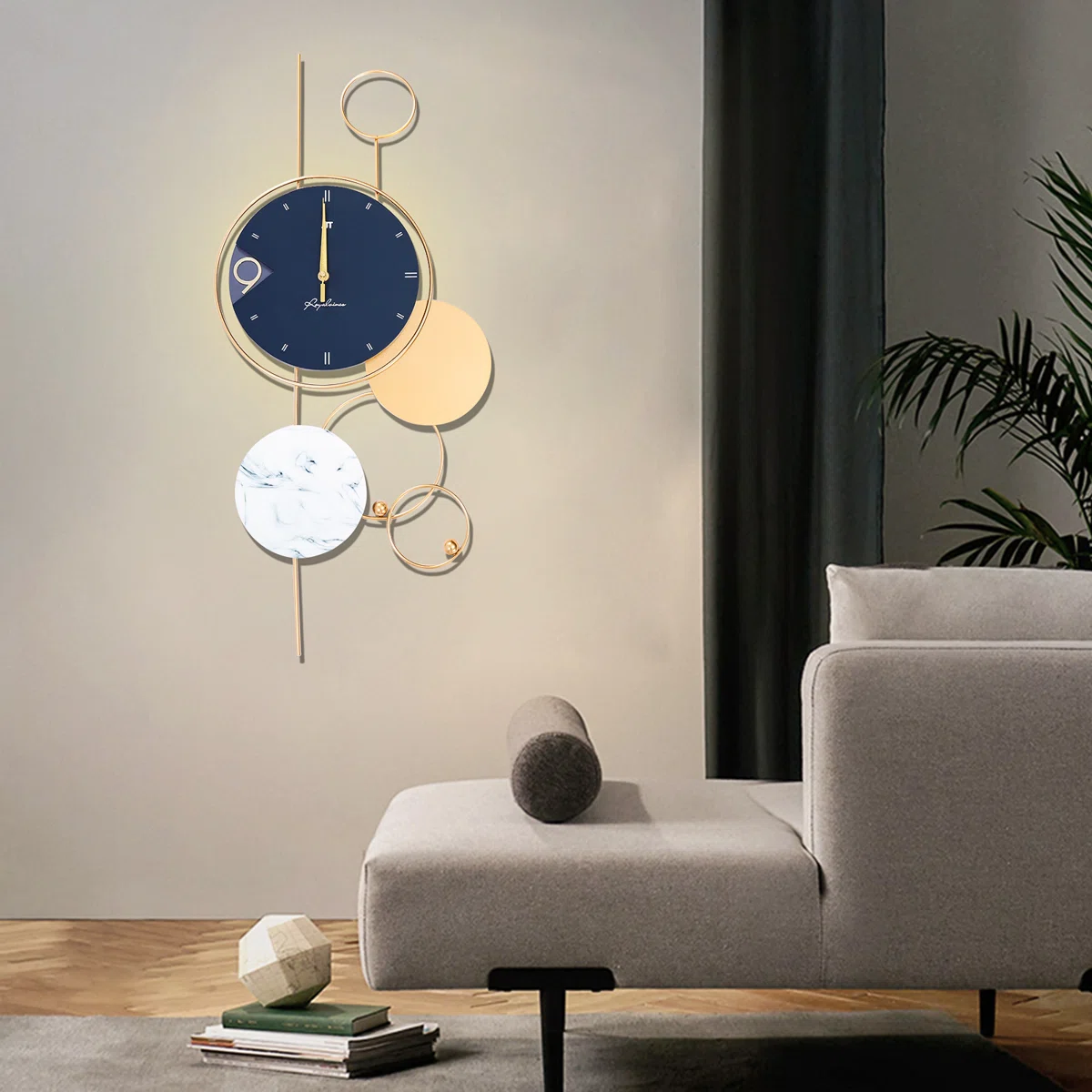 Edithe Metal Wall Clock - Image 2