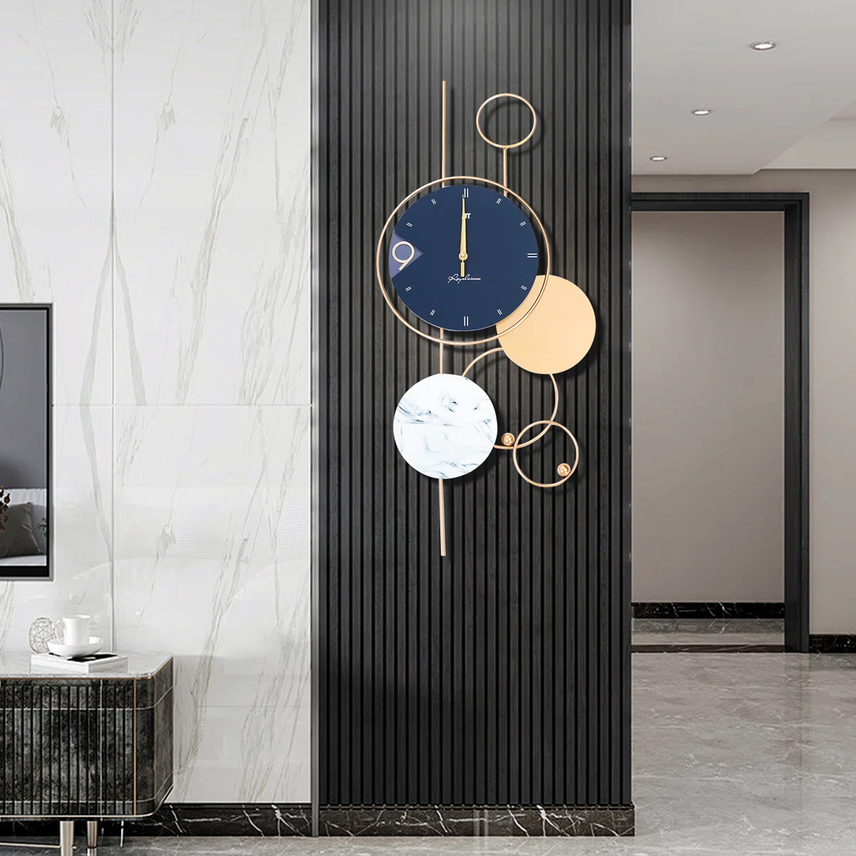 Edithe Metal Wall Clock - Image 3