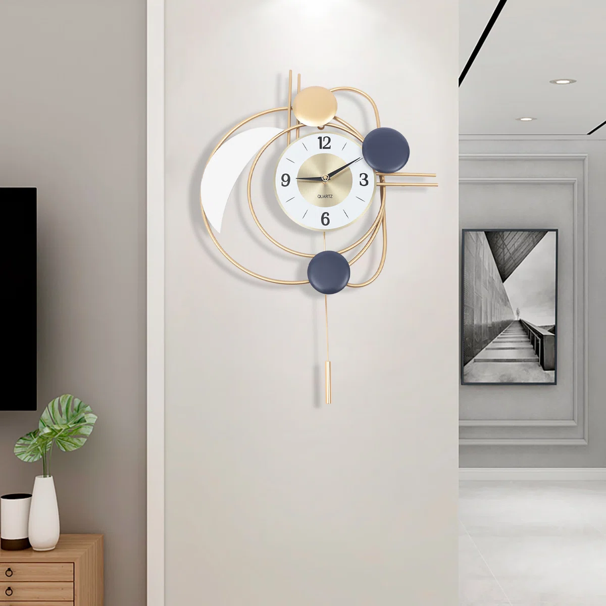 Selatin Metal Wall Clock - Image 3